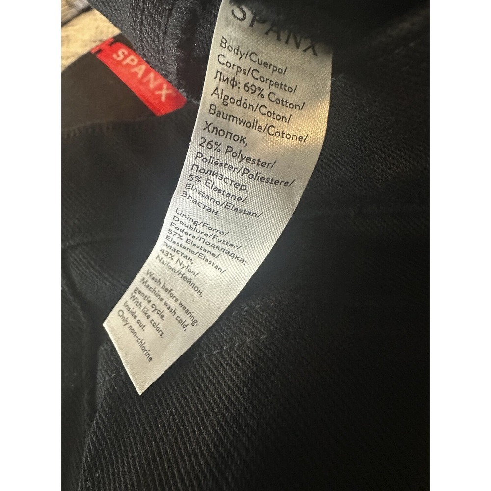 Spanx Jean-ish Ankle Leggings 20018r Black Pull On Stretch Women's Size Small - Picture 6 of 14
